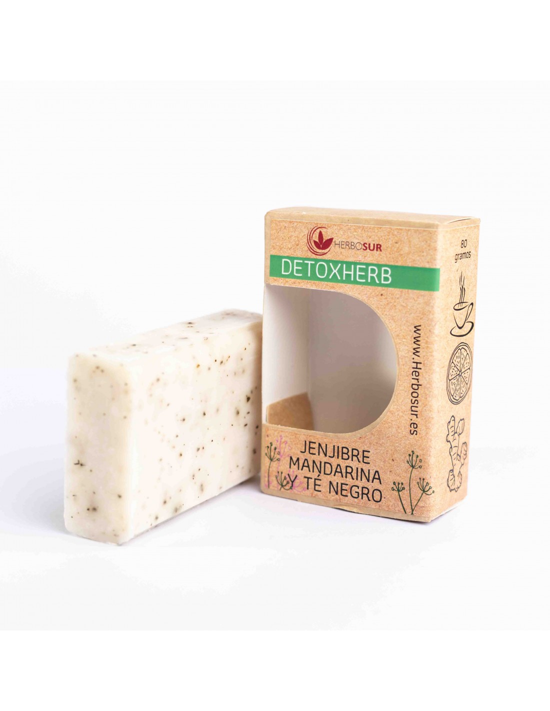 Jabón Detoxherb | Té Negro, Jengibre,... Jabón Detoxherb | Té Negro, Jengibre,...